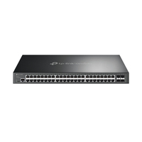TP-Link Omada SG3452X Netzwerk-Switch Managed L2+ Gigabit Ethernet (10/100/1000) 1U Schwarz