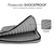 SUBBLIM Funda Air Padding 360 Sleeve 15,6" Light Grey