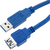 Techly 3.0m USB 3.0 A M/F kabel USB 3 m USB 3.2 Gen 1 (3.1 Gen 1) USB A Niebieski
