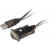 Techly IDATA USB2-SER-1 cable de serie Negro 1,5 m USB tipo A DB-9