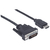 Manhattan HDMI auf DVI-Kabel, HDMI-Stecker auf DVI-D 24+1 Stecker, Dual Link, 1,8 m, schwarz