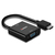 Lindy 38291 video kabel adapter 0,1 m HDMI Type A (Standaard) VGA (D-Sub) Zwart