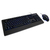 Inter-Tech KC-3001 toetsenbord Inclusief muis USB QWERTZ Zwart