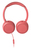 Philips 3000 series TAH4105RD/00 fejhallgató és headset Vezetékes Fejpánt Hívás/zene Vörös