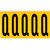 Brady 1560-Q samoprzylepne etykiety Prostokąt Na stałe Czarny, Żółty 125 szt.