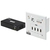 Tripp Lite B127A-4X1-BH 4-Port HDMI over Cat6 Extender Switch Kit, Wall Plate/Box - 4K 60 Hz, HDR, 4:4:4, IR, PoC, 230 ft. (70.1 m), TAA
