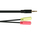 Alcasa AD-HS01 audio kabel 0,2 m 3.5mm 2 x 3.5mm Zwart
