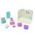 Gabby's Dollhouse Primp and Pamper Bathroom con personaggio MerCat, 3 accessori, 3 mobili e 2 scatole con sorpresa, giocattoli per bambini dai 3 anni in su