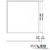 Drawing - LED Panel Frame 620 :: 40W :: warm white :: dimmable