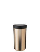 To Go Click to go Becher 0.2 l. dark gold, Maße: 72 x 72 x 140 mm Der To Go