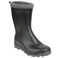 Men's Warm Short Wellies - Black. - UK 7-8 EU41-42