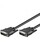Goobay DVI-D Anschlusskabel 1.8 m Kabel Digital/Display/Video Schwarz Nickel