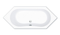 repaBAD ALICANTE Sechseck Badewanne 180x80x45 cm Weiss