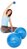 SISSEL Yoga Matte 180x60x0,4cm,royalblau