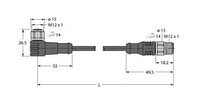 Anschlussleitung WKCV4T-5-RSCV4T/TFW