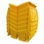 12 Cu Ft Grit Bin - 350 Litre / 350 kg Capacity - Yellow