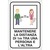 Cartello informativo 20x30 cm Cartelli Segnalatori ''Mantenere la distanza di 1 metro tra una persona e l'altra'' - 35334