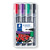 Lumocolor® permanent marker 352 mit Rundspitze STAEDTLER Box mit 4 sortierten Farben, Sortierung 2