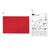 Nobo Essence Felt Notice Board 1800x1200mm Red 1904068