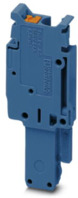 Stecker, Push-in-Anschluss, 0,14-4,0 mm², 1-polig, 24 A, 6 kV, blau, 3211275