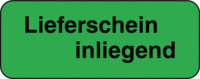 Rollen-Etiketten - Lieferschein inliegend, Fluoreszierend-Grün, 1.9 x 5 cm