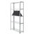 Boltless shelving unit, completely zinc plated