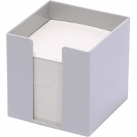 Zettelbox La Prima 9,5x9,5cm RC-Kunststoff grau gefüllt