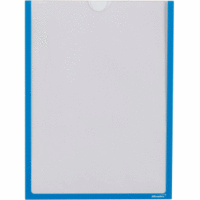 Infotaschenbox magnetisch für DIN A4 302x225mm VE=5 Stück blau