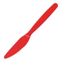 Kristallon Knife in Red Polycarbonate - Lightweight - Pack of 12