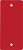 Frachtanhänger - Rot, 5.5 x 11.5 cm, Metall, 2 x Befestigungslöcher, Lackiert