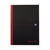 BLACK N RED HB RULED NOTEBOOK A4 PK5