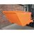 Low level forklift tipping skip - 0.7m³ capacity, manual tipping
