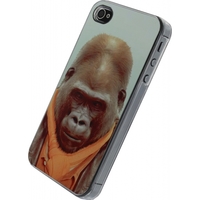 Xccess Metal Plate Cover Apple iPhone 4/4S Funny Gorilla