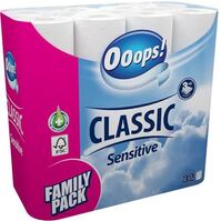 Ooops! toalettpapír 3 rétegű, 32 tekercses sensitive (KTC30321136)