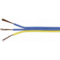 Lapos vezeték, 3 x 0,14 mm, kék/kék/sárga 25 m, Tru Components