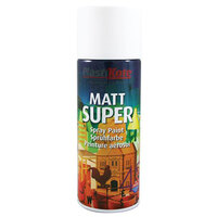 PlastiKote 440.0013115.076 Super Spray Matt White RAL 9016 400ml