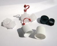 Caps for HDPE and PVC square bottles series 310 For bottles 250 500 and 1000 ml PVC