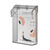 Leaflet Dispenser / Leaflet Holder / Leaflet Hanger "Nil II" with adhesive, in acrylic, with cover | A5