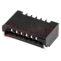 Connector: FFC/FPC; horizontaal; PIN: 6; Non-ZIF; SMT; 0,5A; 1mm; 50V