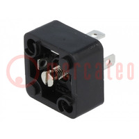 Connector: valve connector; socket; form C; 9.4mm; male; PIN: 3