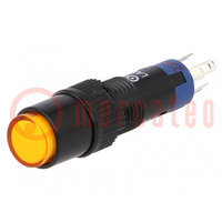 Switch: push-button; Pos: 2; SPDT; 0.5A/250VAC; 1A/24VDC; ON-ON