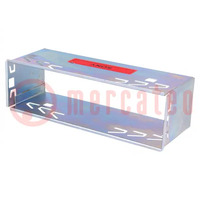 Car radio mounting half frame; 1 DIN; zinc; Sony