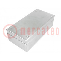 Enclosure: multipurpose; X: 100mm; Y: 200mm; Z: 61mm; natural; IP66