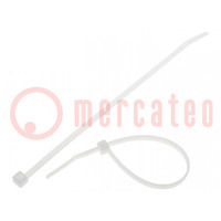 Cable tie; L: 150mm; W: 3.5mm; polyamide; 135N; natural; Ømax: 35mm