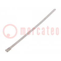 Cable tie; L: 150mm; W: 4.6mm; acid resistant steel AISI 316; 445N