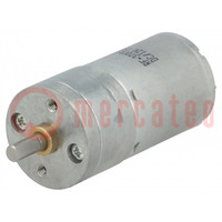 Motor: DC; with gearbox; LP; 12VDC; 1.1A; Shaft: D spring; 560rpm