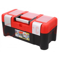 Container: toolbox; 450x225x200mm; polypropylene; 7l