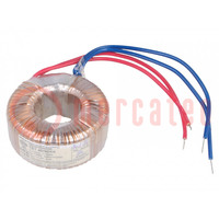 Transformer: toroidal; for halogen lamps; 40VA; 230VAC; 11.5V