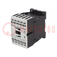 Contactor: 4-pole; NO x4; 24VDC; 4A; for DIN rail mounting; W: 45mm
