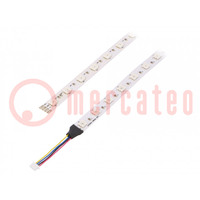 LED tape; RGB; 4.5W; 5VDC; 120°; No.of diodes: 60; Dim: 1004x10mm
